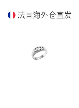 自营欧洲直邮Diesel迪赛 女士银灰色不锈钢戒指