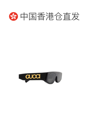 1h可退 香港直邮Gucci 古驰 女士 黑色太阳镜 GG1771S black黑色