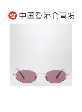 1h可退 香港直邮Miu Miu 缪缪 女士 无框椭圆框太阳眼镜 0MUA54SM