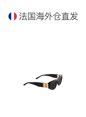 自营欧洲直邮Balenciaga巴黎世家 Dynasty女士黑色D形框太阳眼镜