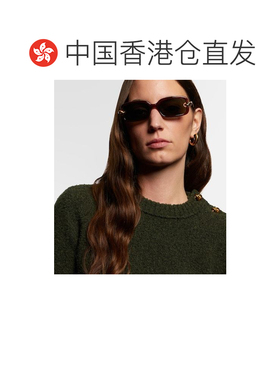 香港直邮Bottega Veneta 葆蝶家 女士 打结矩形太阳眼镜