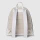 Self-operated European direct mail Gucci/Gucci Ophidia series men's white canvas double G webbing zipper opening