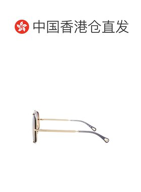 Chloe 蔻依 女士 GOLD-GOLD-BLUE 金属太陽眼鏡 太阳眼镜CH0348S
