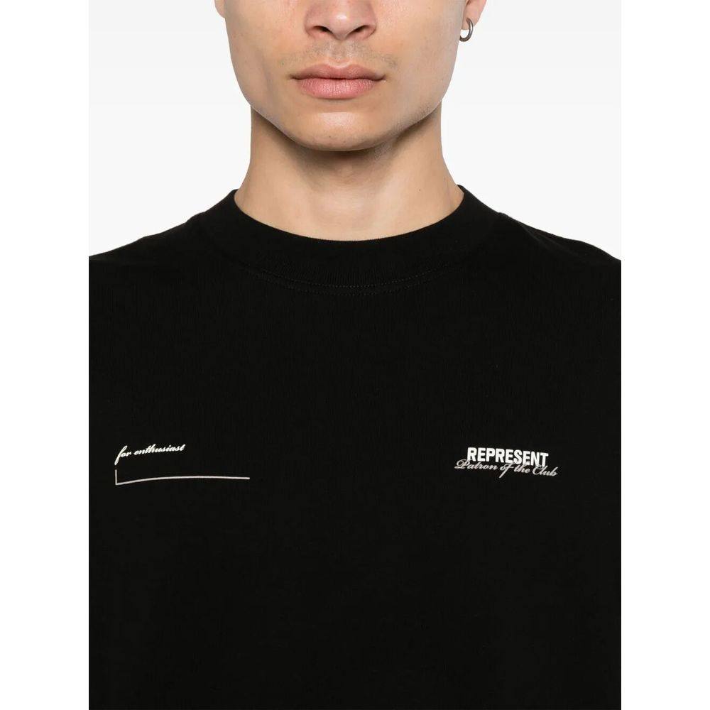 香港直邮Represent 男士 "PATRON OF CLUB" T恤 MLM4274098BLACK,淘宝优惠券,粉丝福利购,淘宝优惠卷