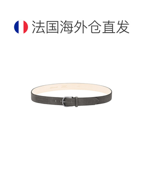 欧洲直邮自营Longchamp珑骧 男士灰色腰带皮带情【付后1h可退】