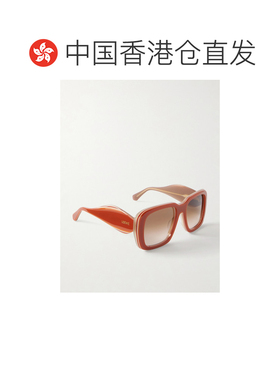 香港直邮LOEWE 罗意威 女士 + Paula's Ibiza 方形框醋纤太阳眼镜