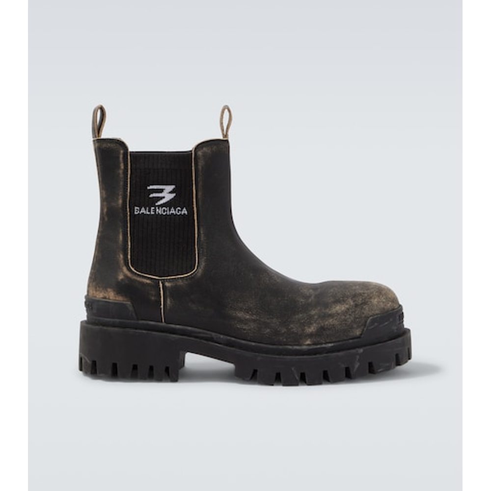 1 hour refundable Hong Kong direct mail Balenciaga Strike men's Chelsea boots