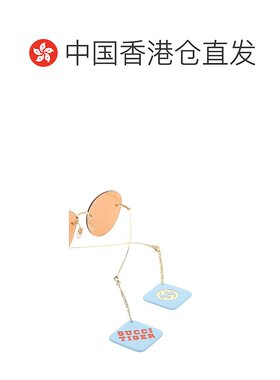 香港直邮Gucci 古驰 女士 中国新年系列带坠饰圆形镜框太阳眼镜 6
