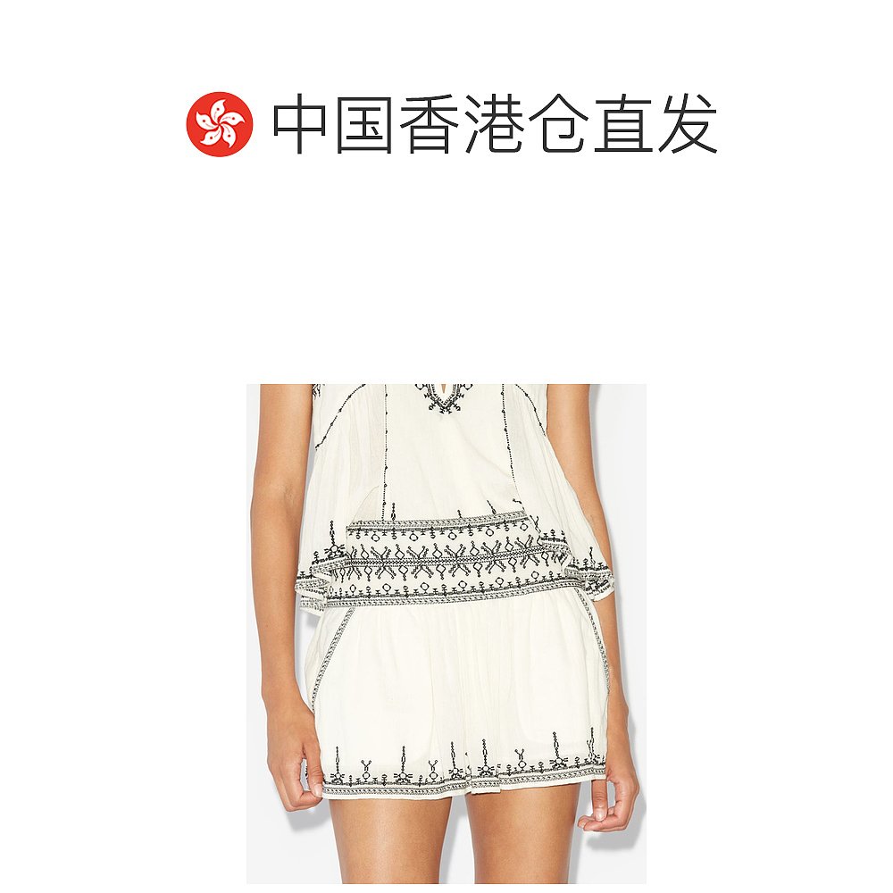 香港直邮Isabel Marant Etoile 图案短款半身裙 JU0160FAB1J09E - 图1