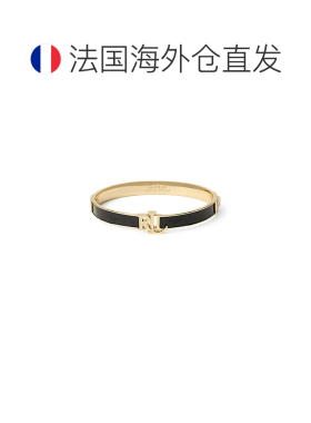 自营欧洲直邮Ralph Lauren拉夫劳伦 女士金色/黑色铰链Logo手镯