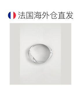 欧洲直邮自营COS 女士银色黄铜扭纹手镯配饰