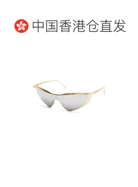 1h可退 香港直邮LOEWE 罗意威 女士 金属面具太阳眼镜 LW40165U00