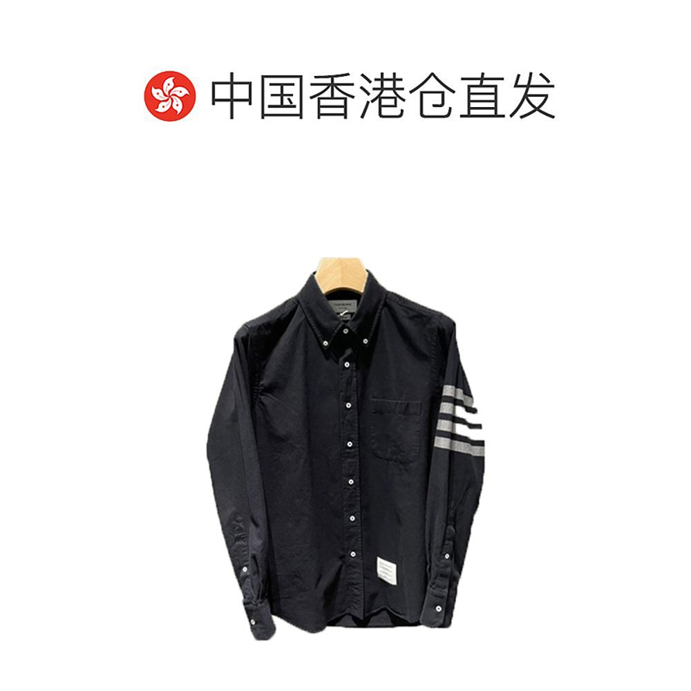 香港直邮Thom Browne 条纹衬衫 MWL272A05245 - 图1