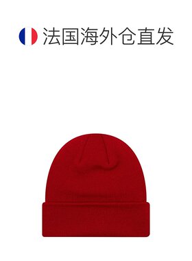 欧洲直邮自营New Era 儿童深红色针织帽