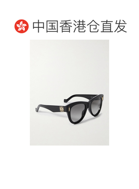 1h可退 香港直邮LOEWE 罗意威 女士 Anagram D形框醋纤太阳眼镜 L