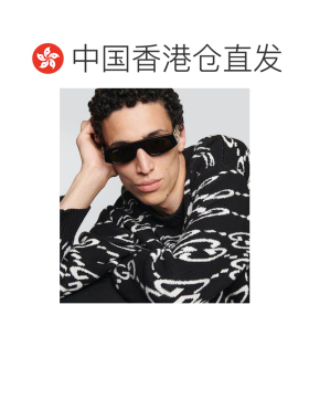香港直邮Gucci 古驰 男士 flat-top 徽标太阳眼镜新款