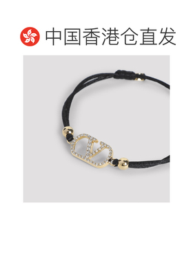 1h可退 香港直邮valentino 华伦天奴 女士 黑色聚酯手链 8W2J0X85