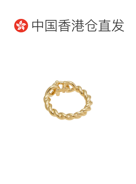 Salvatore Ferragamo 链条细节戒指 760990