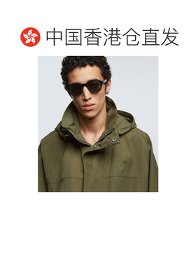 1h可退 香港直邮zegna 杰尼亚 男士 方框太阳眼镜 black黑色 舒适