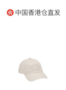 香港直邮Ganni 刺绣徽标帽子 A5861潮流穿搭正品【付后1h可退】