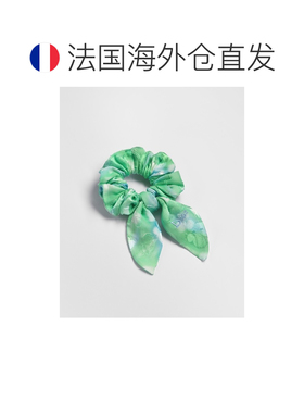自营欧洲直邮Dior迪奥 女孩蓝色/绿色蝴蝶结发圈【付后1h可退】