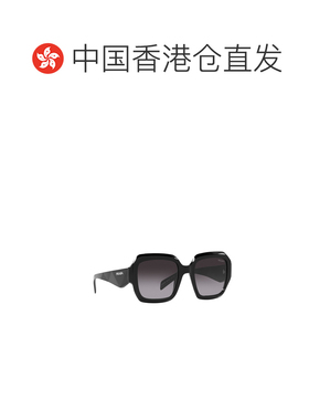 1h可退 香港直邮Prada 普拉达 女士 徽标太阳镜 PR28ZS black黑色