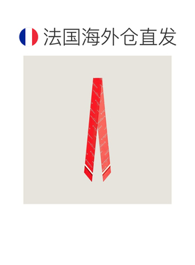 自营欧洲直邮Givenchy纪梵希 Shadow女士红色丝绸双色方巾