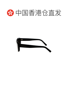1h可退 香港直邮Givenchy 纪梵希 女士 光泽黑色醋纤太阳眼镜 GV4