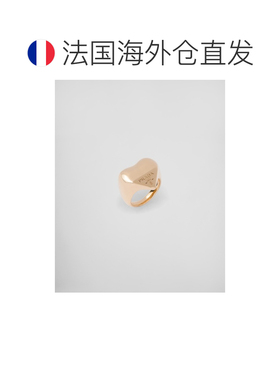 自营欧洲直邮Prada普拉达 Eternal Gold系列金色黄金爱心戒指 男