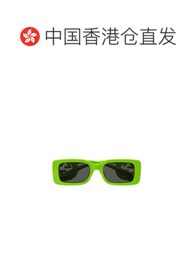 1h可退 香港直邮Gucci 古驰 女士 绿色 Rectangular-Frame 太阳镜