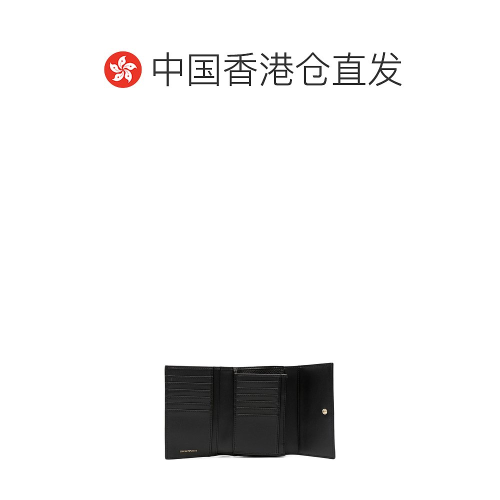 香港直邮Emporio Armani 安普里奥 阿玛尼 女士 Wallets Black 钱 - 图1