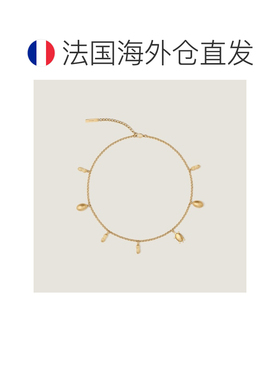 自营欧洲直邮Givenchy纪梵希 Lucky Charms女士金黄色金属项链