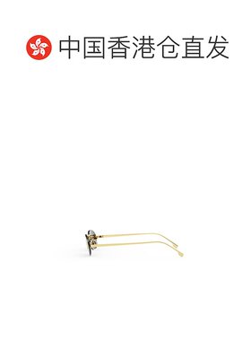 1h可退 香港直邮Fendi 芬迪 女士 Eyewear 橢圓形鏡框太陽眼鏡 FE