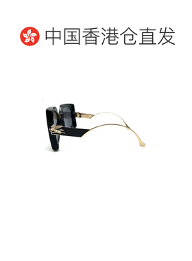 1h可退 香港直邮Etro 艾特罗 女士 大鏡框太陽眼鏡 ETRO0026S黑色