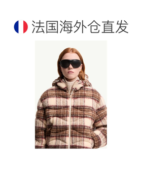 自营欧洲直邮Moncler盟可睐 Thyra哑光黑色尼龙椭圆形太阳镜男女