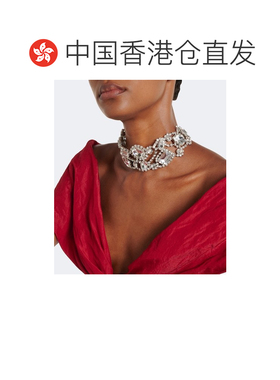 香港直邮magda butrym 女士 水晶装饰项链 metal金属色 舒适时尚