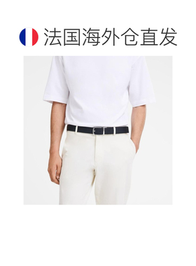 自营 Longchamp/珑骧 男士黑色牛皮腰带【付后1h可退】