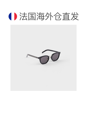 自营欧洲直邮PRADA普拉达 男士深灰色醋酸纤维金属板太阳镜