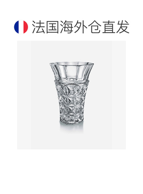 欧洲直邮Baccarat巴卡拉 Celimene透明水晶多面切割花瓶