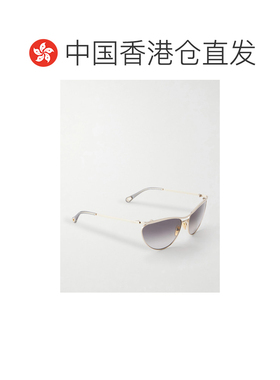 1h可退 香港直邮Chloe 蔻依 女士 飞行员镀金太阳眼镜 CH0386S