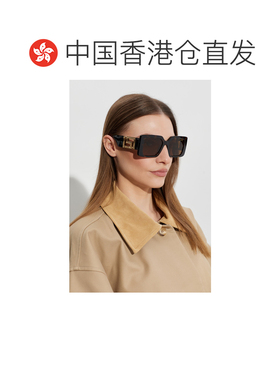 1h可退 香港直邮VERSACE 女士太阳镜 0VE4505U010883 CO 棕色 Sun