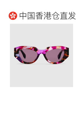 1h可退 香港直邮Gucci 古驰 女士 猫眼镜框太阳眼镜 840017J0765
