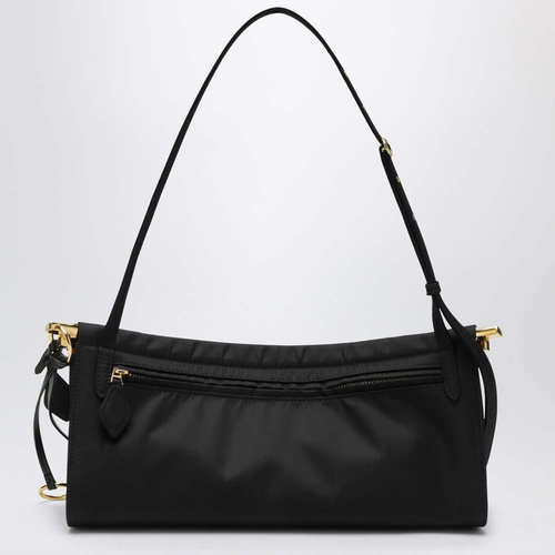 1h可退 香港直邮alaia 女士 Le Click 横款中号尼龙包包(黑色) AA - 图0