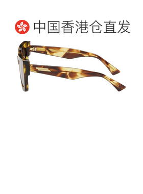 香港直邮Bottega Veneta 葆蝶家 女士 玳瑁色 Classic Ribbon Squ
