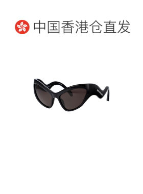 香港直邮BALENCIAGA 女士眼镜 BB0319S001 AW2025 黑色 徽标太阳