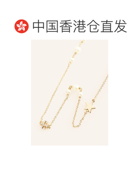 香港直邮TORY BURCH 女士项链 100296137519500 CO 金色 DELICATE