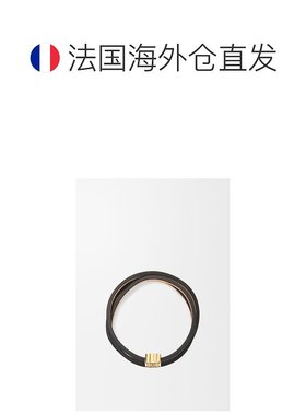 自营1h可退 欧洲直邮LOEWE/罗意威 女士黑色小牛皮手链新款