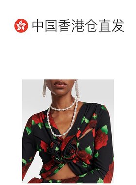 1h可退 香港直邮magda butrym 女士 精饰玫瑰色石英石项链 001336