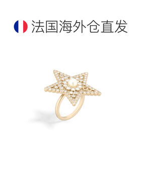 欧洲直邮迪奥星夜戒指珍珠