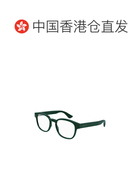 1h可退 香港直邮Gucci 古驰 男士 徽标平光镜 GG1343O green绿色